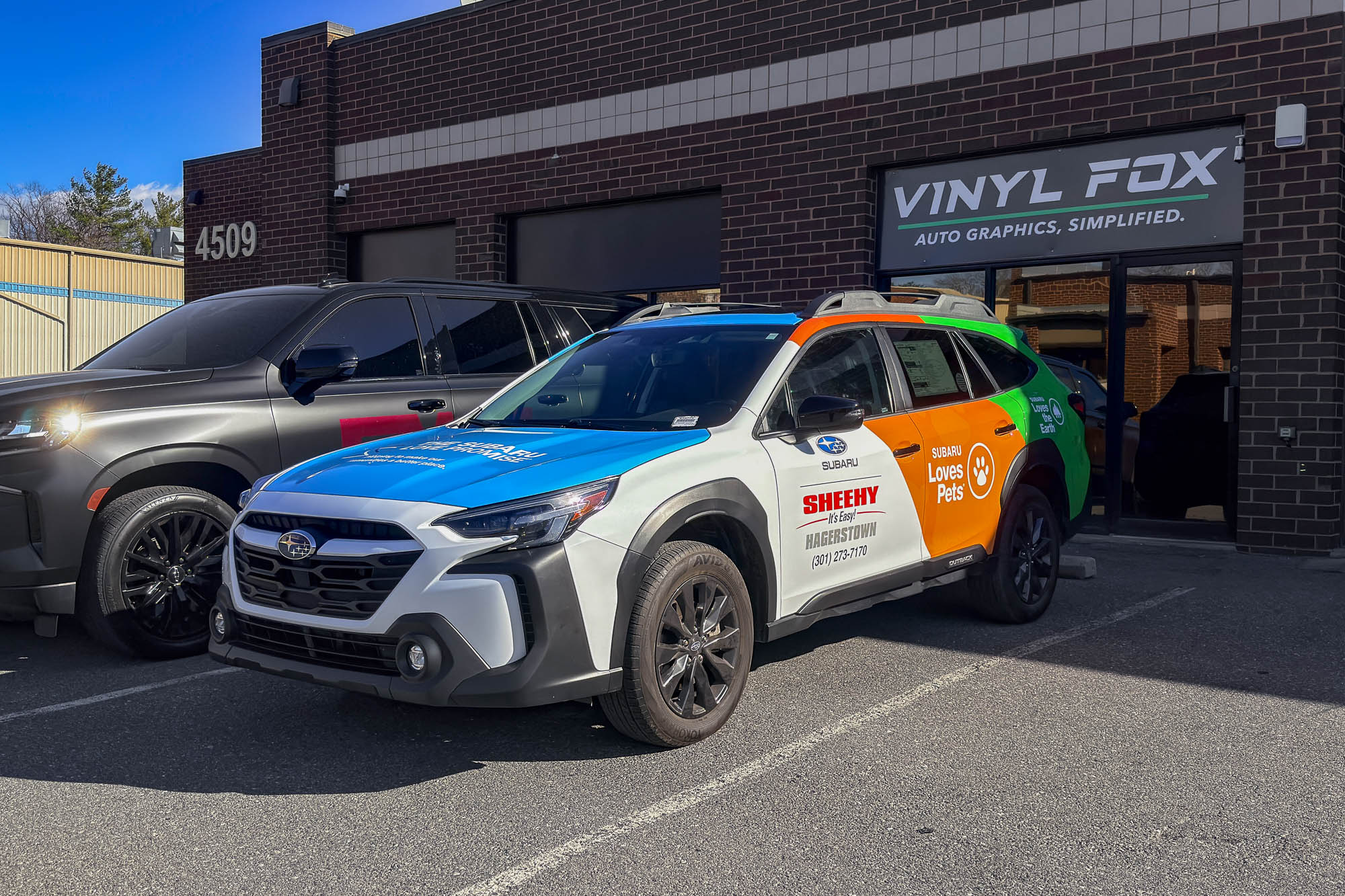 SERVICE: Wrapped commercial vehicle